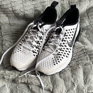 Nike Men's Air Max Supreme 3 Running Shoes White Black